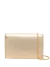 Coccinelle Dandy Clutch Bag In Gold