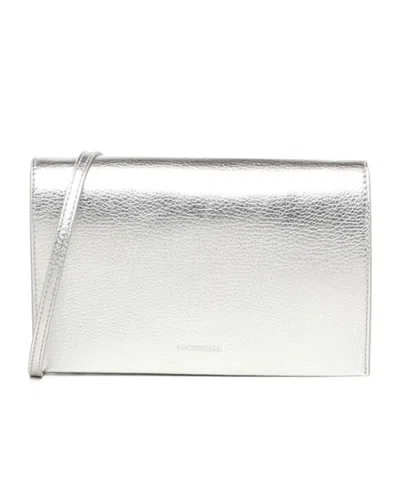 Coccinelle Silver Dandy Bag In Metallic