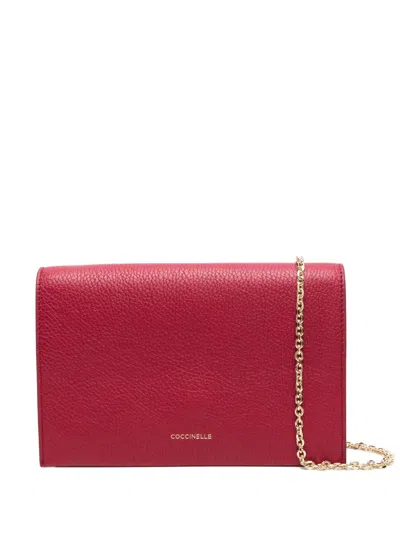 Coccinelle Dandy Cross Body Bag In Red