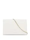 Coccinelle Dandy Pebbled-leather Cross Body Bag In White