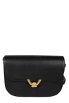 Coccinelle Women's Elegant Leather Shoulder Bag In Black