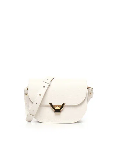Coccinelle Dew Shoulder Bag In White