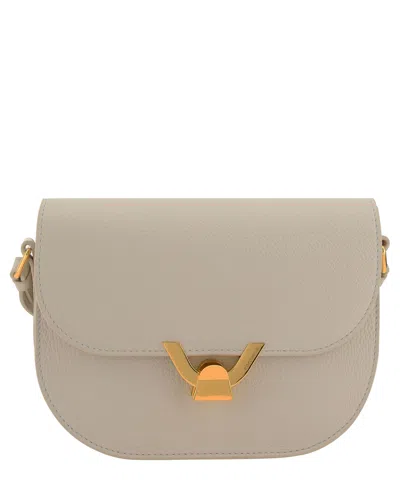 Coccinelle Dew Shoulder Bag In Beige