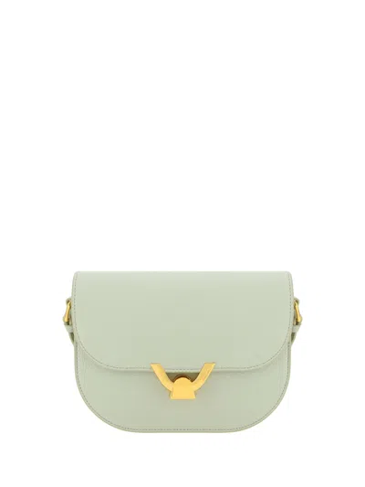 Coccinelle Dew Shoulder Bag In Celadon Green