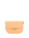 Coccinelle Dew Shoulder Bag In Tangerine