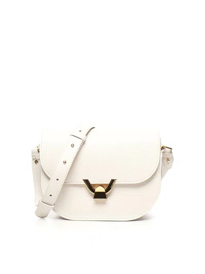 Coccinelle Dew Shoulder Bag In White