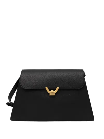 Coccinelle Dew Small Shoulder Bag In Black