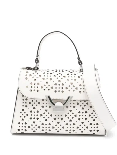 Coccinelle Dew Tote Bag In White