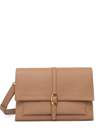Coccinelle Dorian Shoulder Bag In Brown