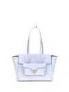 Coccinelle Double Bit Shoulder Bag In White