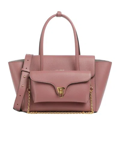 Coccinelle Double-handle Handbag In Pink