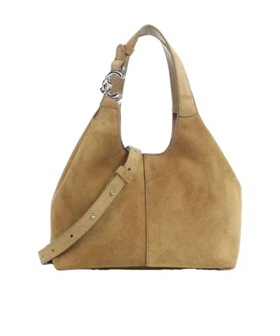 Coccinelle Double-handled Shoulder Bag In Brown
