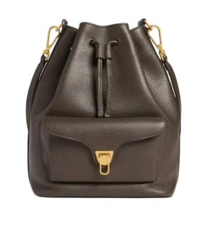 Coccinelle Drawstring Shoulder Bag In Pattern