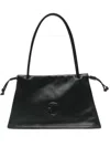 Coccinelle 'dulce' Shoulder Bag In Black Leather In Black