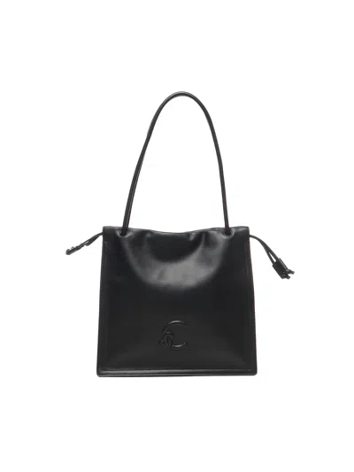 Coccinelle Dulse Black Drawstring Shoulder Bag