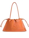 Coccinelle Dulse Medium Leather Bag In Sand