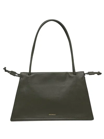 Coccinelle Dulse Tote Bag In Green