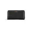 Coccinelle Large Grainy Leather Zip-around Purse Metallic Soft