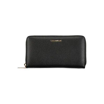 Coccinelle Elegant Leather Wallet With Multiple Women's Compartments