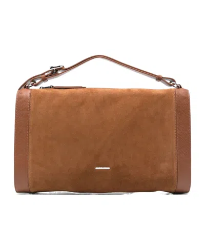 Coccinelle Elinor Logo Lettering Tote Bag In Brown