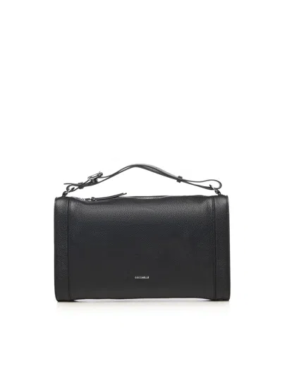 Coccinelle Elinor Medium Shoulder Bag In Black