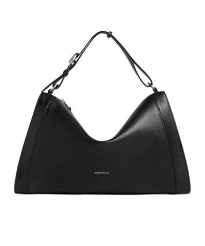 Coccinelle Elinor Medium Tote Bag In Black