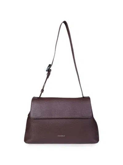 Coccinelle Fern Shoulder Bag In Red