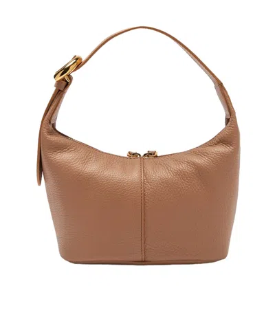 Coccinelle Fernanda Mini Shoulder Bag In Brown