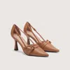 Coccinelle Fernanda Pumps In Smooth Leather In Skin