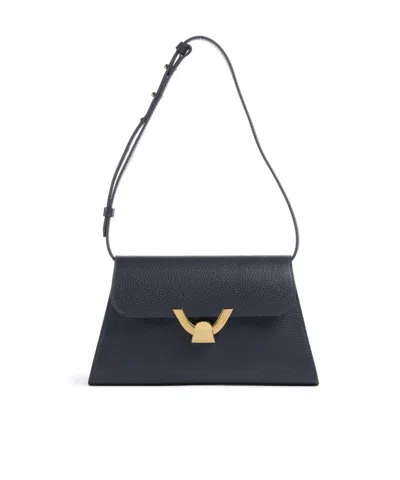 Coccinelle Small Dew Shoulder Bag In Black