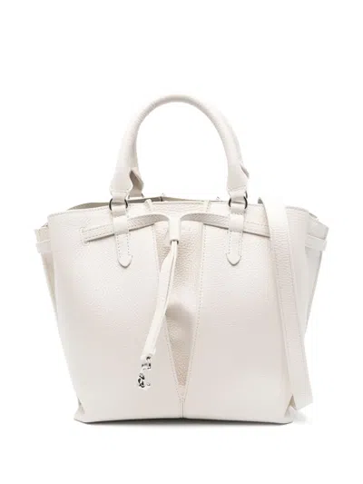 Coccinelle Flores Tote Bag In White