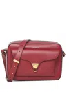 Coccinelle Front-pocket Shoulder Bag In Brown