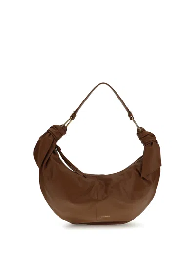 Coccinelle Furoshiki Shoulder Bag In Brown