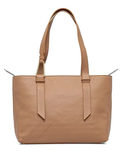 Coccinelle Gleen Shopper Bag In Neutrals