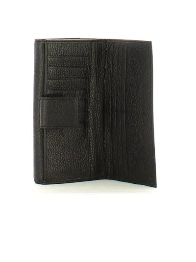 Coccinelle Grained Cowhide Wallet In Black