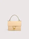 Coccinelle Grained Leather Clutch Bag Arlettis Mini In Brown