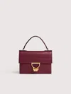 Coccinelle Grained Leather Clutch Bag Arlettis Mini In Red