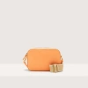 COCCINELLE GRAINED LEATHER CROSSBODY BAG TEBE SMALL