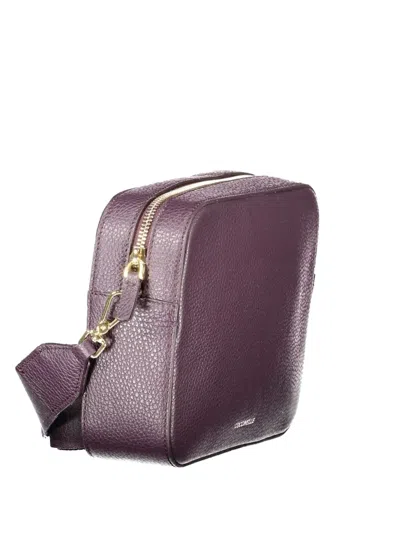 Coccinelle Grained Leather Crossbody Bag In Yellow