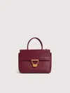 Coccinelle Grained Leather Handbag Arlettis Medium In Red