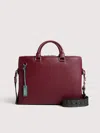 Coccinelle Grained Leather Handbag Smart To Go In Red