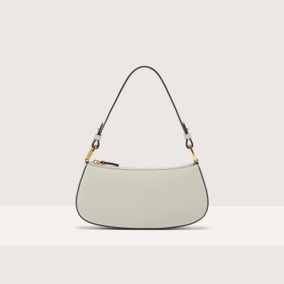 Coccinelle Grained Leather Minibag Merveille In Celadon Green
