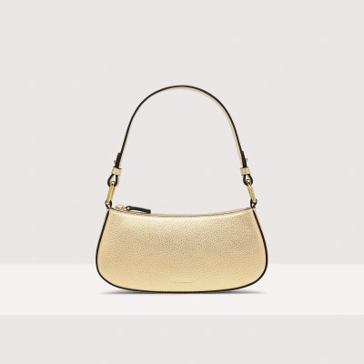 Coccinelle Grained Leather Minibag Merveille In Golden