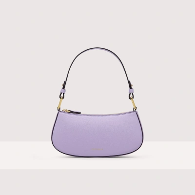 Coccinelle Grained Leather Minibag Merveille In Lavender