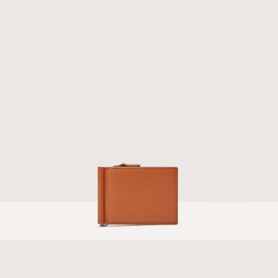 Coccinelle Grained Leather Wallet Smart To Go In Cuir