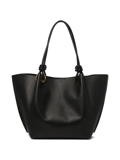 Coccinelle Strukturierter Tote Bag Mit Henkel In Black