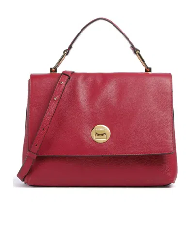 Coccinelle Hand Shoulder Bag In Red