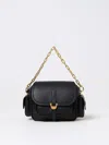 Coccinelle Campus Logo Printed Mini Crossbody Bag In Black
