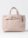Coccinelle Double Handle Shoulder Bag In Rosette