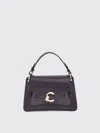 Coccinelle C-me Foldove Top Medium Tote Bag In Purple